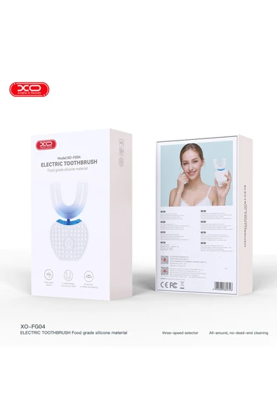 Xo Elektrikli Diş Fırçası|200mAh Batarya,50Hz Titreşim,Plak ve Diş Taşı Temizleme,Yumuşak Silikon - 4