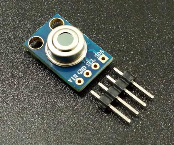 GY-906 Kızılötesi Sıcaklık Sensör Modülü  -70C / 380C MLX90614 Termometre Temassız Dijital Isı Ölçümü IIC I2C Klima Termostat Sayaç Medikal Endüstriyel Akıllı Ev Oda - Resim 2