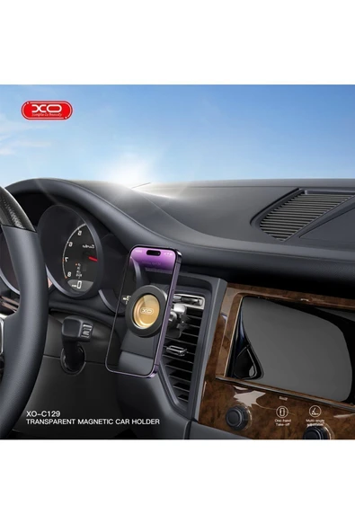 Xo -C129 Araç İçi Ayarlanabilir Manyetik Mıknatıslı Araç İçi Telefon Tutucu - 2