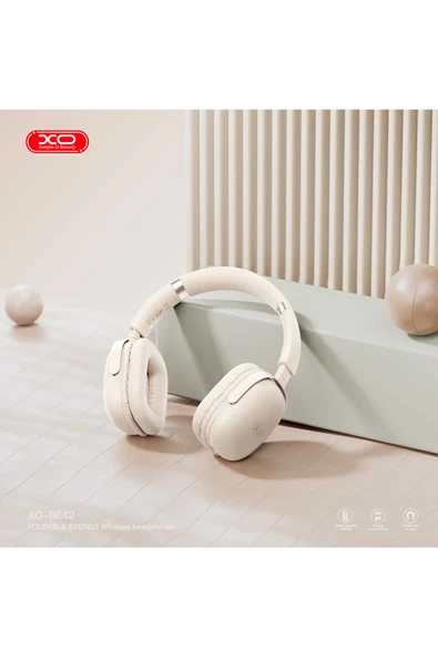 Xo ProFold Kablosuz Kulak Üstü Kulaklık BE42|Katlanabilir,Bluetooth v5.3–300mAh|30 Saat Pil Ömrü
