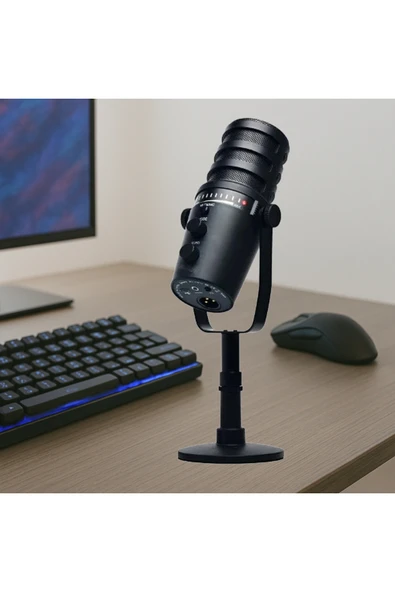 Coverzone Profesyonel Stüdyo Mikrofon, Dinamik Aralık – 88dB, Hassasiyet -43dB±1dB, Yayıncı Mikrofonu PW12 ürün görseli 1