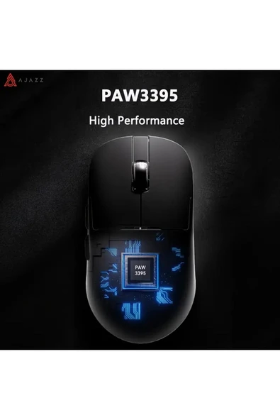 Coverzone AJAZZ AJ159 PRO 3 Modlu 8000Hz 26.000 DPI Manyetik Şarj İstasyon PAW 3395 Optik Sensör Gaming Mouse - 6