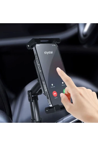 Coverzone Profesyonel Vantuzlu Araba Araç İçi Akrobat Telefon Navigasyon Araç İçi Telefon Tutucu C36-A - Resim 4