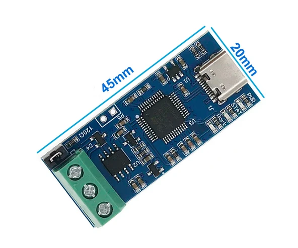 Canable V2.1 USB CAN FD Bus Analizör  Monitör İzleyici İletişim Çevirici Hata Ayıklayıcı Transceiver STM32F431 İşlemci Cangaroo CAN 2.0A 2.0B CAN-FD - 8