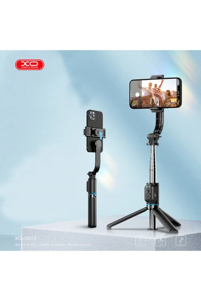 Xo SS13 Tripodlu Selfie Çubuğu 3in1 Ayarlanabilir Uzunluk (17cm-106cm), 360° Başlık, Uzaktan Kumandalı - 6