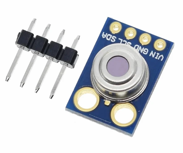 GY-906 Kızılötesi Sıcaklık Sensör Modülü  -70C / 380C MLX90614 Termometre Temassız Dijital Isı Ölçümü IIC I2C Klima Termostat Sayaç Medikal Endüstriyel Akıllı Ev Oda - Resim 6