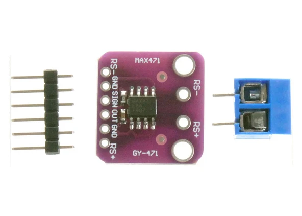 GY-471 3A Akım Sensör Modülü MAX471  Çift Yönlü Ölçme Telefon Taşınabilir Cihaz Pil Batarya Kapasite Şarj Deşarj Güç İzleme - Resim 4