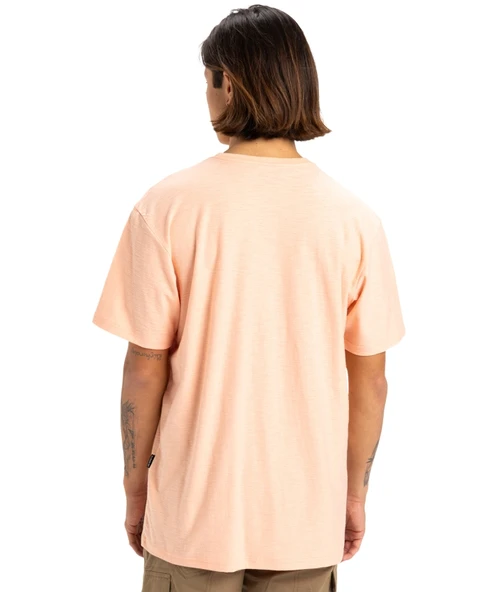 Quiksilver Slub Roundneck Erkek Kısa Kollu Tişört EQYKT04377 Somon - 5