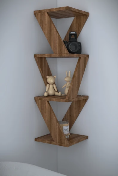 Defne Köşe Raf Duvar Rafı - 7