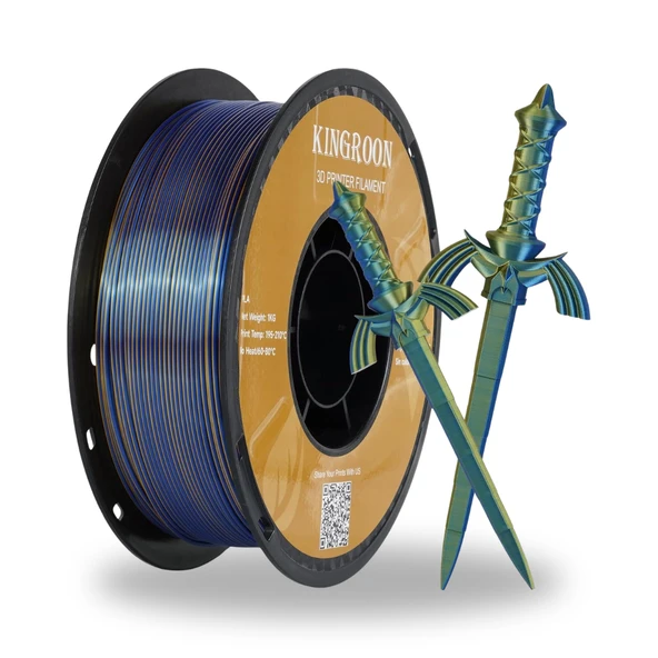 Kingroon PLA Silk Çift Renk Filament - 5