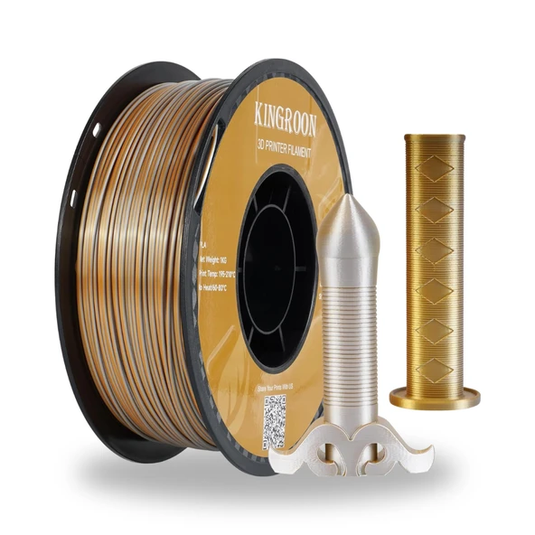 Kingroon PLA Silk Çift Renk Filament - 8