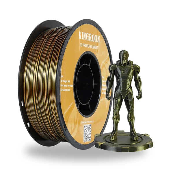 Kingroon PLA Silk Çift Renk Filament - 7
