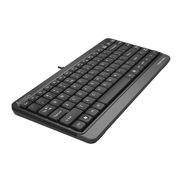 A4 Tech FK11 Q Klavye Usb, Kablolu, MM Mini Gri Siyah - 5