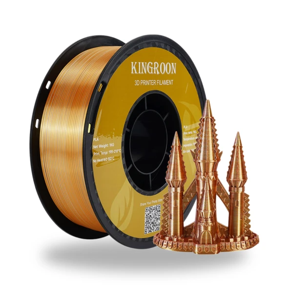 Kingroon PLA Silk üç renk Filament - 4