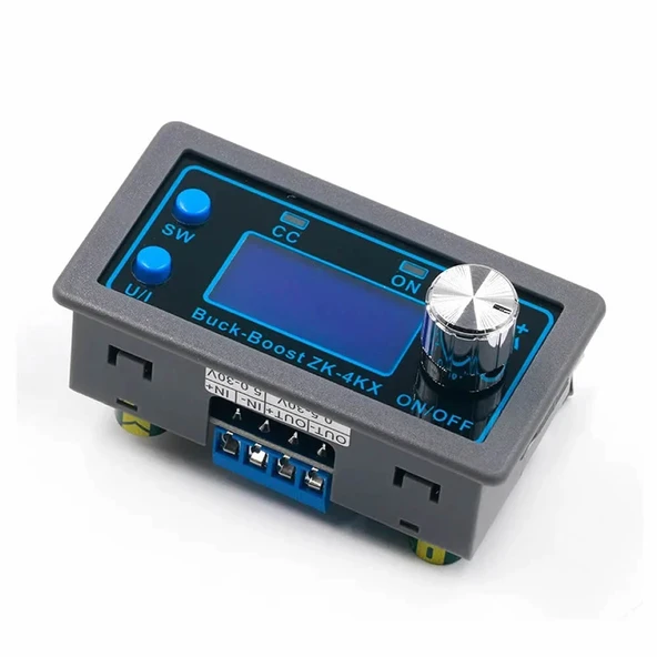 ZK-4KX Voltaj Akım Ayarlı Güç Kaynağı Voltmetre ve Ampermetre Göstergeli  5-30V 4A Voltaj Düşürücü Besleme Panel Tip Kutulu Step-Down Test Elektronik Devre - Resim 5