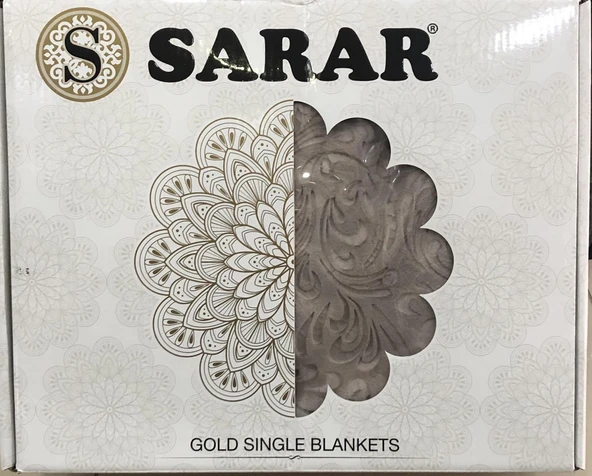 Sarar Gold Embos Tek Kişilik Kalın Battaniye 2.5 Kg 160 x 220 - 7