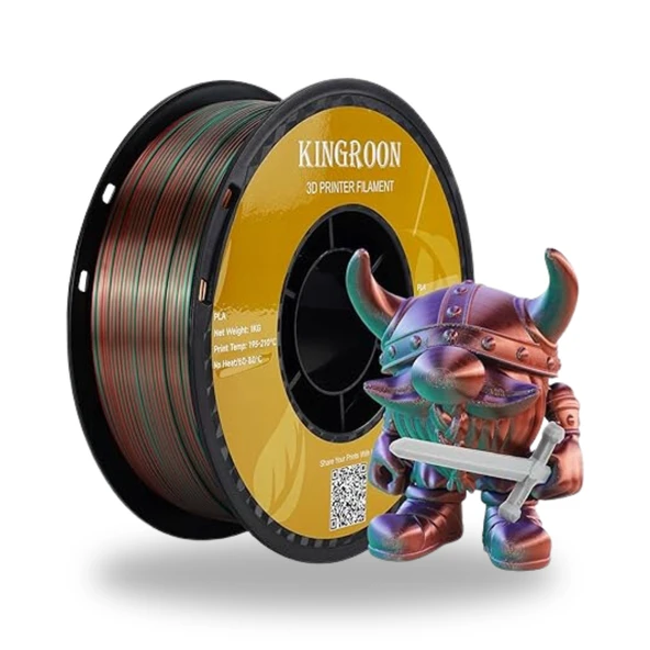 Kingroon PLA Silk üç renk Filament - 5