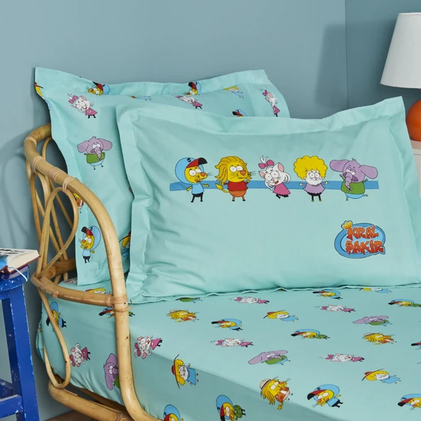 Karaca Home X Kral Şakir Family Tek Kişilik Çarşaf Takımı 