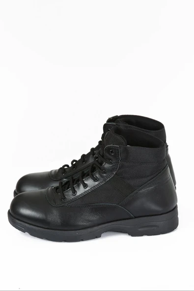 Yeni Yasa Güvenlik Botu KM Siyah Deri Yüksek Bilek Destekli Hafif Tabanlı Dayanıklı Erkek Bot