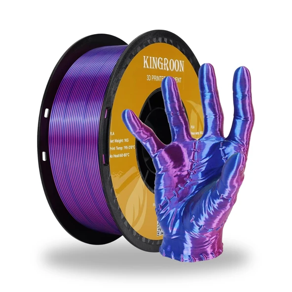 Kingroon PLA Silk Çift Renk Filament - 10