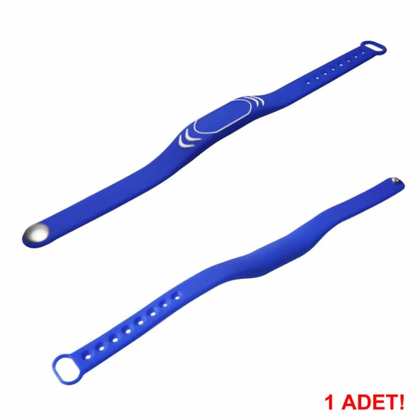 125Khz Rfid Manyetik Bileklik Mavi  Su Geçirmez Silikon Proximity Göstergeç 125 Khz Kapı Geçiş Personel Takip Depo Havuz EM4100 - 6