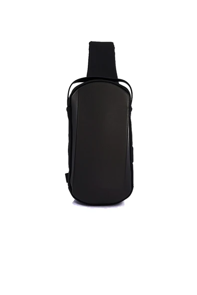 Ççs Siyah Unisex Omuz Çantası