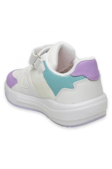 Vicco Pretty 220.P25Y.113 Anatomik Taban Kız Çocuk Işıklı Sneaker Ayakkabı Beyaz 29-33 - 4