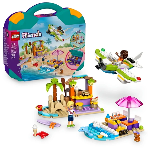 LEGO Friends Yaratıcı Plaj ve Seyahat Bavulu 42672 ürün görseli 1
