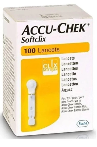 Accu Chek Softclix Lancet 100 ADET (SKT:07/2028)