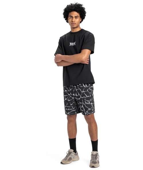 Quiksilver Mercury Chrome Lightning Tee Erkek Kısa Kollu Tişört EQYZT08016 Siyah - Resim 3