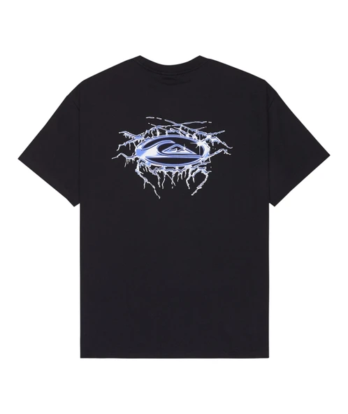 Quiksilver Mercury Chrome Lightning Tee Erkek Kısa Kollu Tişört EQYZT08016 Siyah - Resim 5