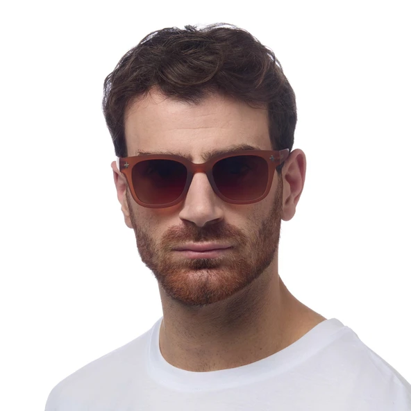 Okkia Giovanni Kahverengi Lens Unisex Güneş Gözlüğü Kahverengi - 3