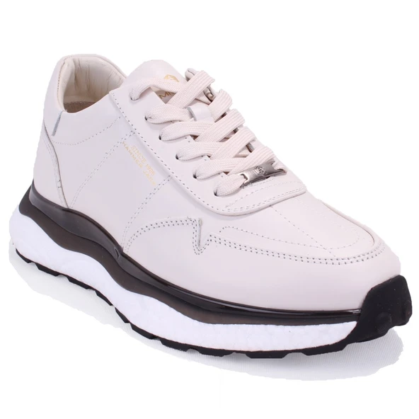 Hammer Jack Lesion 10225028 Kırık Beyaz Ortopedik Günlük Erkek Deri Ayakkabı - Resim 5