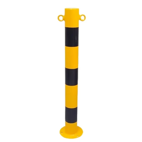 Zincir Bariyer Sistemleri Otopark Metal Duba Demir Sabit Park Bariyeri 75 cm Mavi