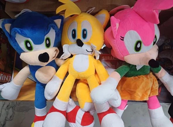 Akkuzu Peluş Sonic 45 cm No: Hs-14516