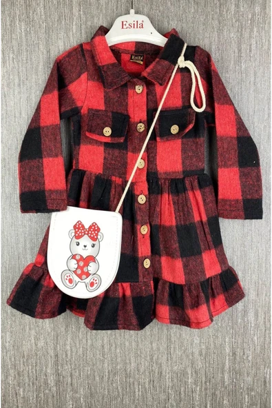 CEP KAPAKLI ODUNCU ELBİSE 2/9 YAŞ