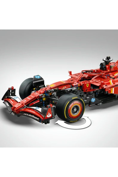 LEGO ® Technic Ferrari SF-24 F1 Araba 42207 - Yetişkinler için Yarış Arabası Yapım Seti (1361 Parça) - 8