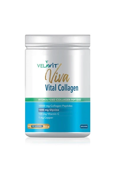 Velavit Viva Vital Collagen Toz Takviye Edici Gıda 334 gr ürün görseli