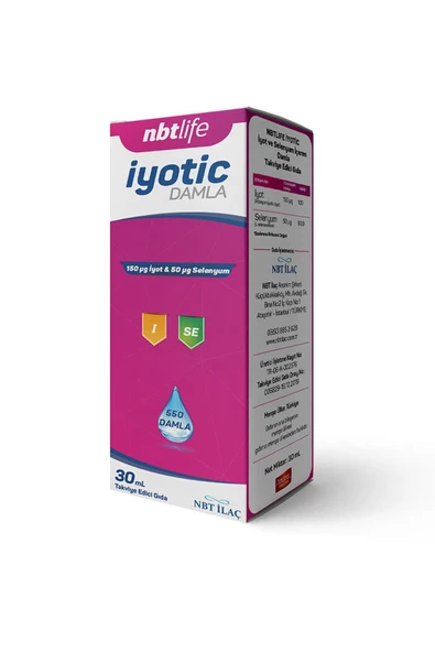 Nbt Life İyotic Damla Takviye Edici Gıda 30 ml ürün görseli