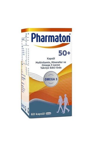 Pharmaton 50 Plus Takviye Edici Gıda 30 Kapsül ürün görseli