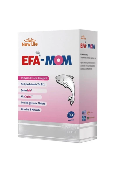 New Life EFA Mom Takviye Edici Gıda 30 Kapsül ürün görseli