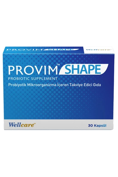 Wellcare Provim Shape Takviye Edici Gıda 30 Kapsül ürün görseli