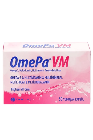 OmePa VM Takviye Edici Gıda 30 Yumuşak Kapsül ürün görseli