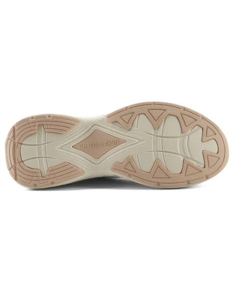 U.s. Polo Assn. Gelda 5Fx Kadın Bej Günlük Spor Ayakkabı - 4