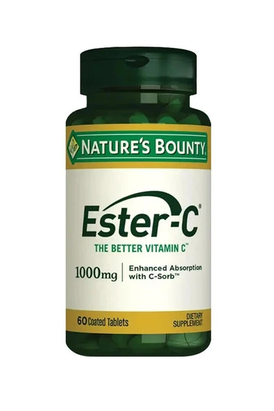 Natures Bounty Ester C 1000 Mg Takviye Edici Gıda 60 Tablet ürün görseli
