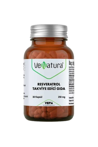 Venatura Resveratrol Takviye Edici Gıda 30 Kapsül ürün görseli
