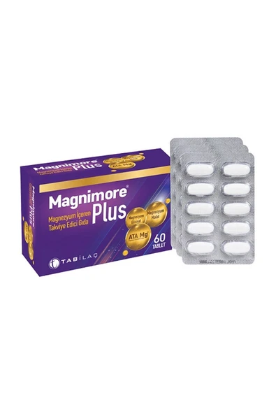 Magnimore Plus Magnezyum İçeren Takviye Edici Gıda 60 Kapsül ürün görseli
