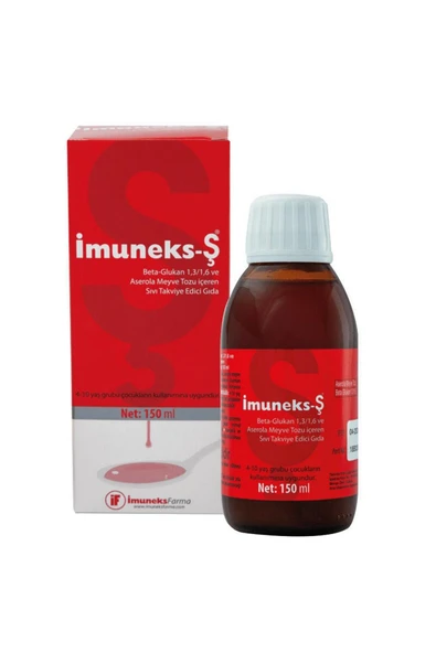İmuneks Takviye Edici Gıda Şurup 150 ml ürün görseli