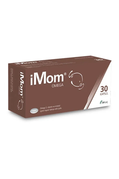iMom Omega 3 Takviye Edici Gıda 30 Kapsül