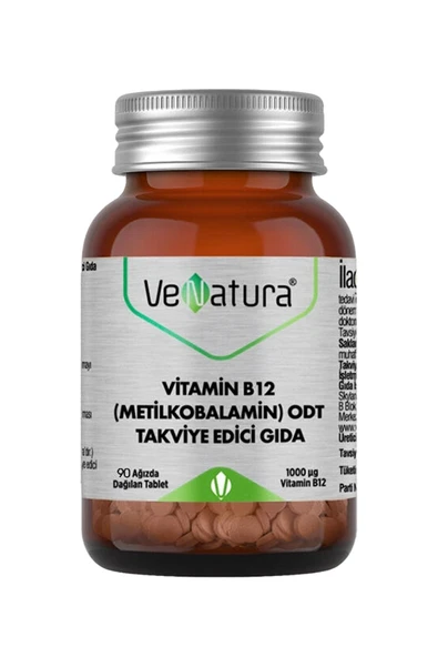 Venatura Vitamin B12 Odt Takviye Edici Gıda 90 Tablet